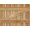 Ekena Millwork Spaced Board-n-Batten Shutters w/Z-Bar, Rough Sawn Western Red Cedar, 28 7/8W x 21H, PR RBS06Z29X021RWR - alternate 3